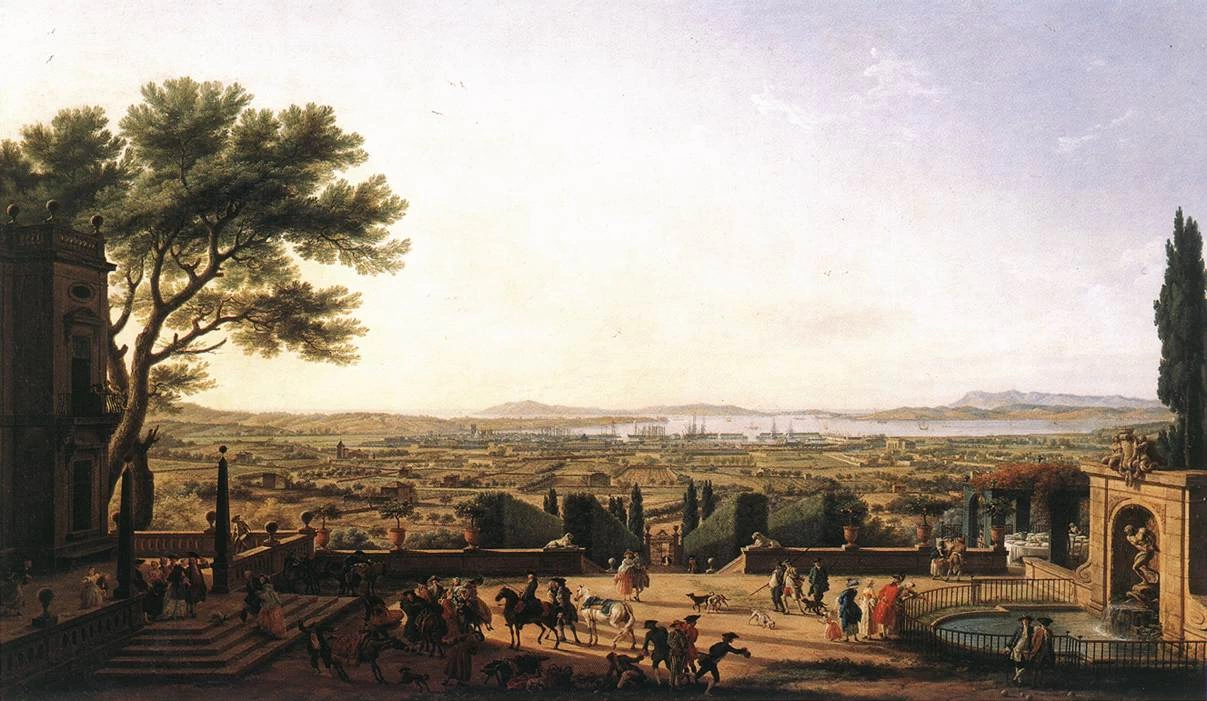  53-La città e il porto di Tolone-Musée du Louvre, Paris 